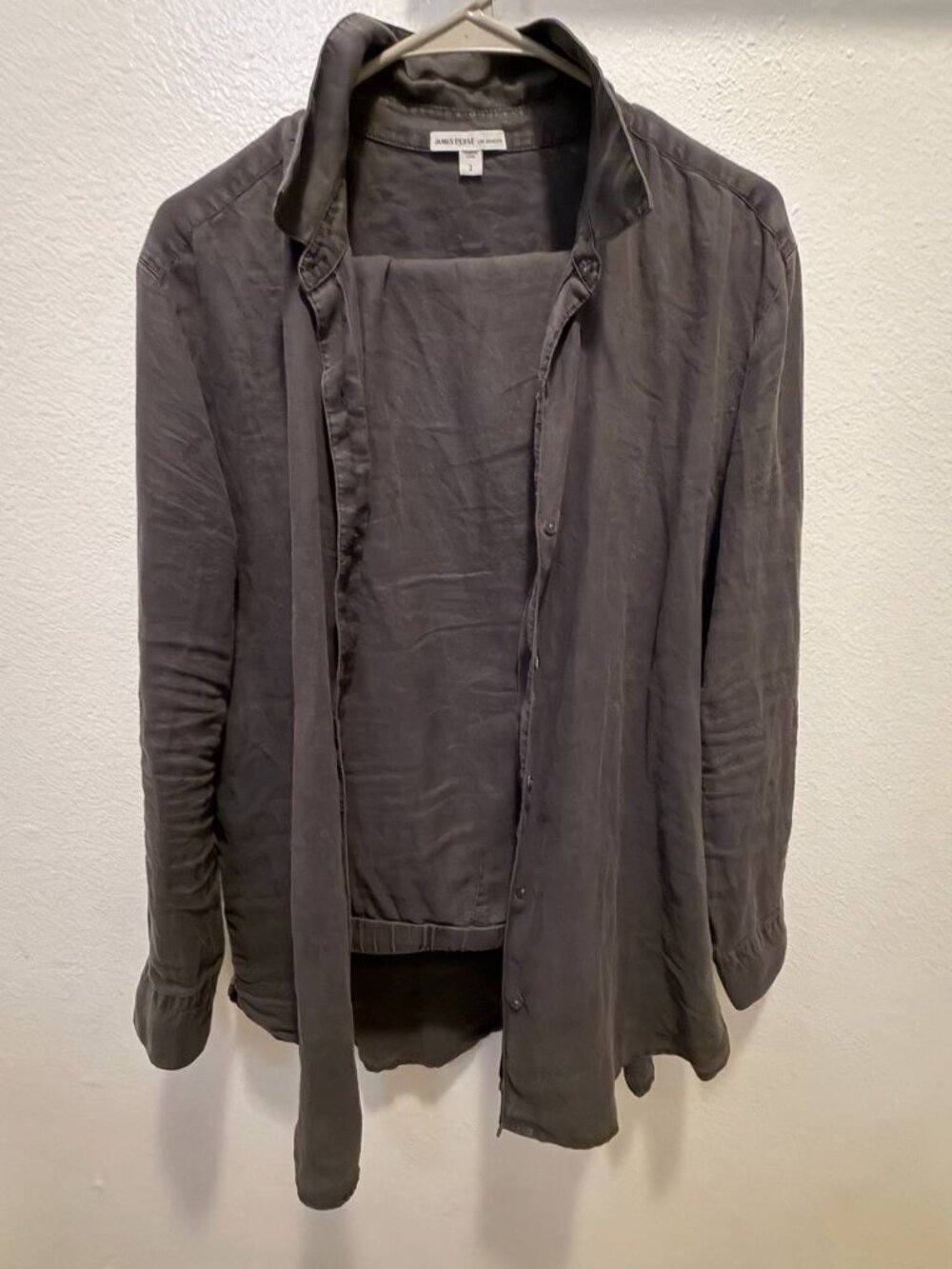 James Perse Original SET of SHIRT & PANTS 100% Linen